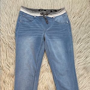 Blue stretchy jeans size 14